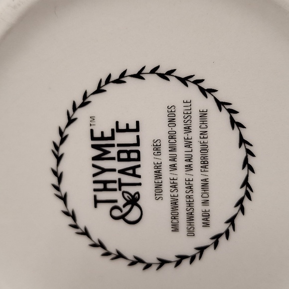 #ABW Thyme & table pair of mugs black white and gold - Picture 5 of 5